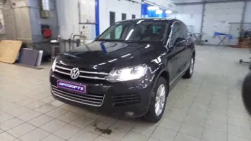 Активация задних фонарей в режиме ДХО Volksvagen Tuareg