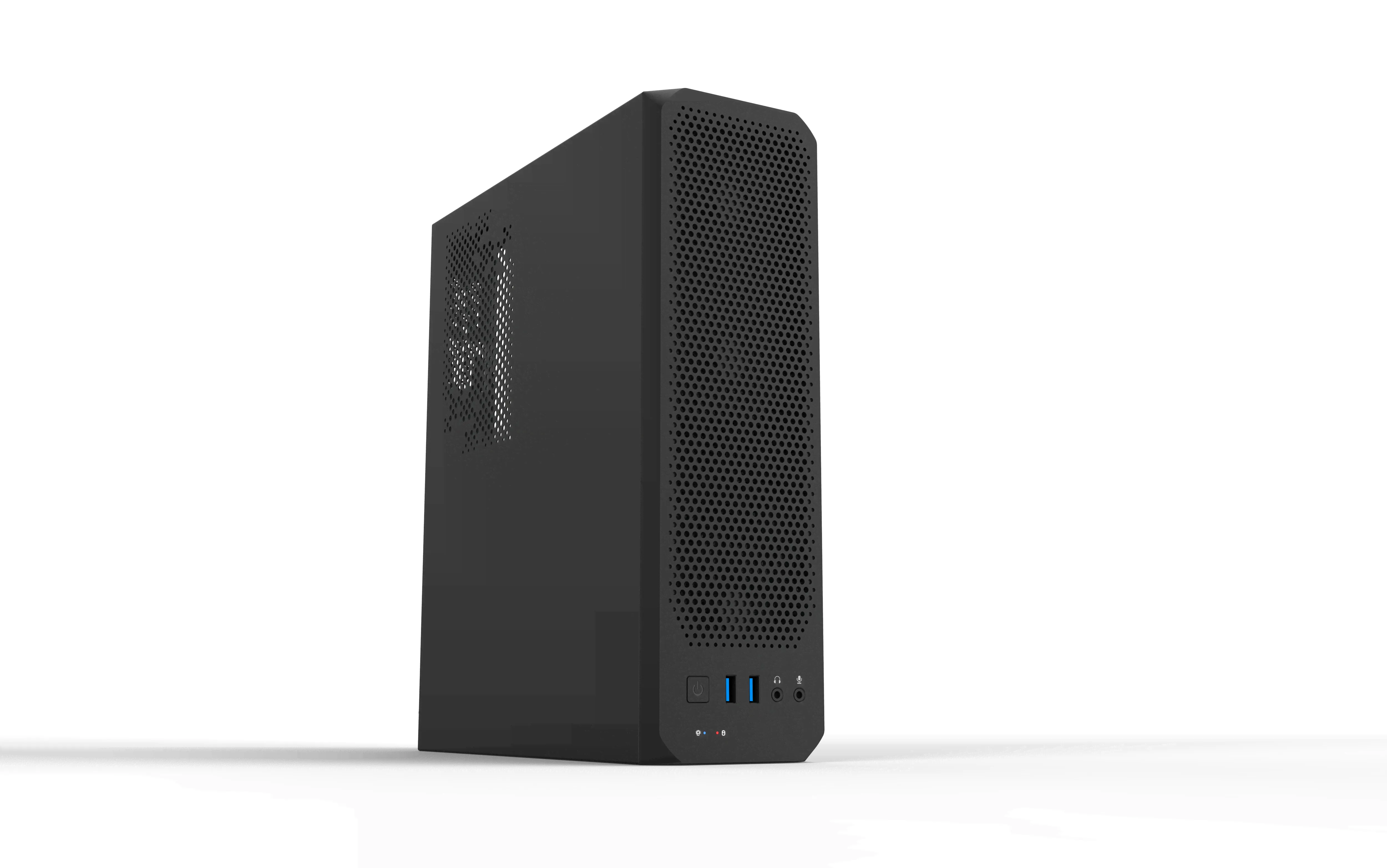 Корпус с блоком питания 230W Foxline FL-1004-TFX230B-85-0