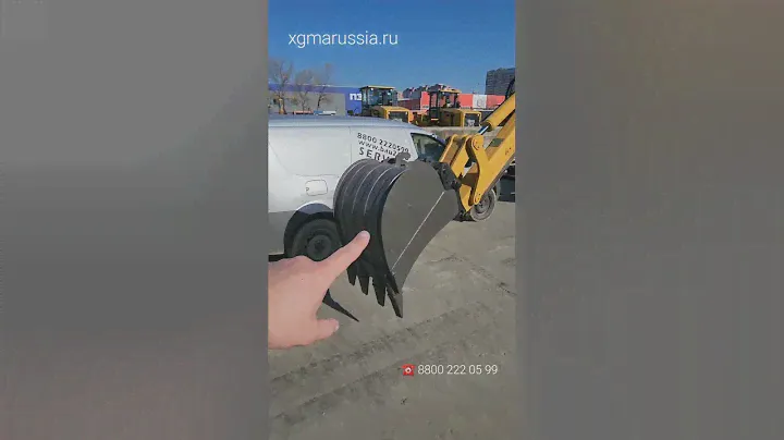 Краткий обзор на экскаватор-погрузчик XGMA XG765H-4TX (на равновеликих колесах)