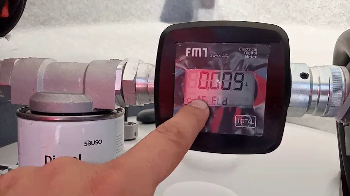 Калибровка счетчика FMT Swiss AG для дизельного топлива