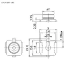 U.FL-R-SMT-1(80)-RH высокочастотные разъемы