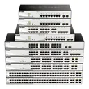 Коммутатор D-Link DGS-1210-10MP/FL 8G 2SFP 8PoE+ 130W управляемый