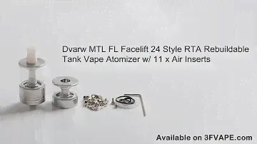 Dvarw MTL FL Facelift 24 Style RTA  w11 x Air Inserts