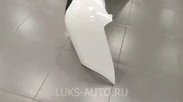 Бампер задний Гранта FL Белое облако