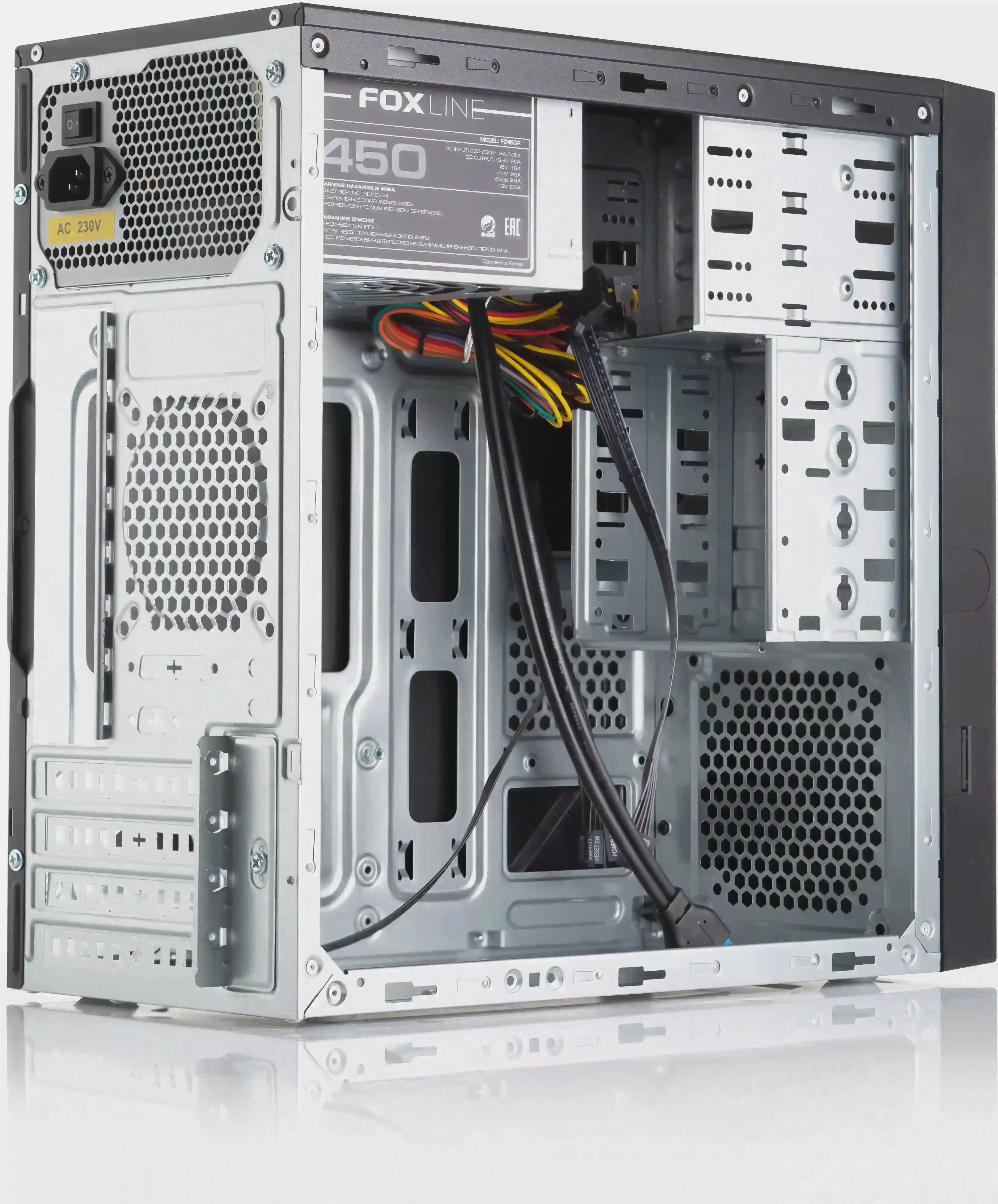 Foxline FL-733(R)-FZ500R mATX FL-733-FZ500R-0