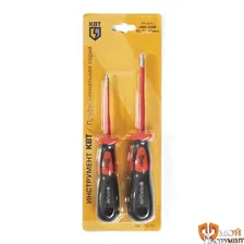 Набор диэлектрических отверток НИО-3302 PZ-FL КВТ