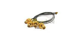 SMA UFL Cable RF U.FL(IPEX) to RP-SMA Female Pigtail 1.13mm 15CM 4PCS for Antenna Wi-Fi