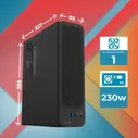 Корпус для ПК Foxline mATX 230W FL-1004-TFX230B-85