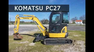 Обзор мини-экскаватора KOMATSU PC27 | Спецтехника из Европы.