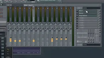 Работа с Инсерт каналами в Fl Studio 11