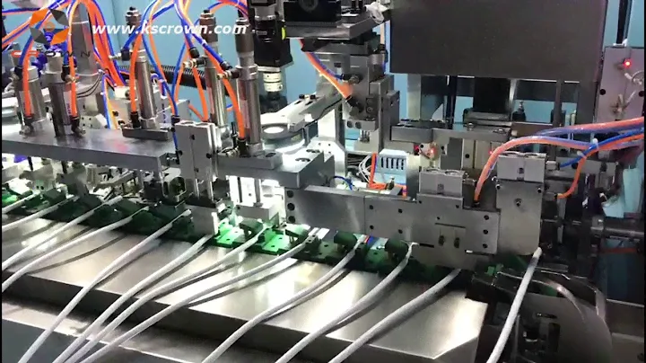 Fully-auto France Power Cord Plugs Making Machine WL-880-F - Suzhou Crown
