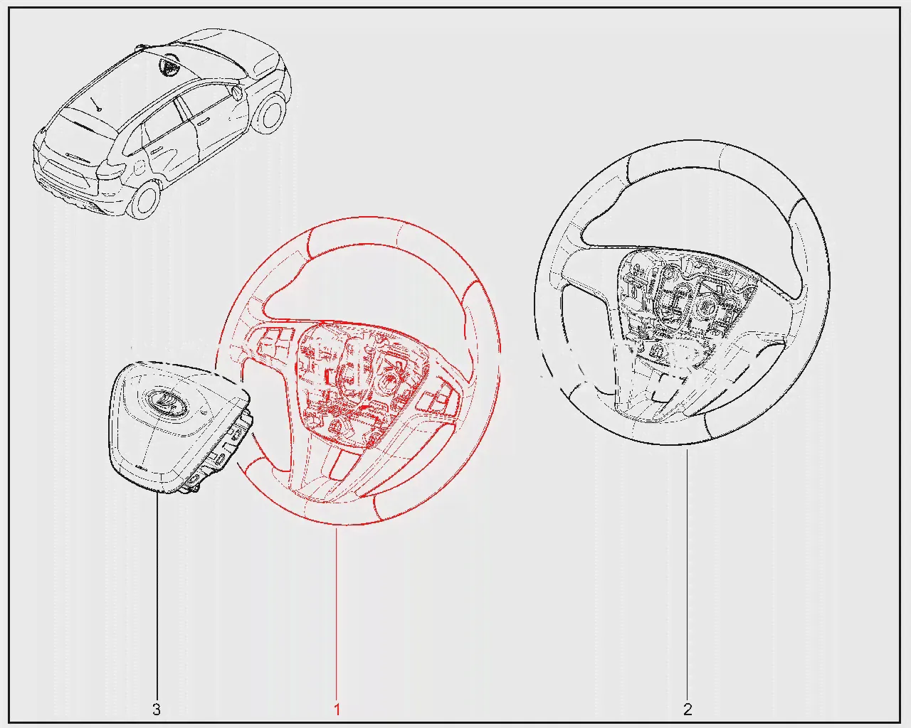 Руль с кнопками для Lada Largus FL, XRAY-0