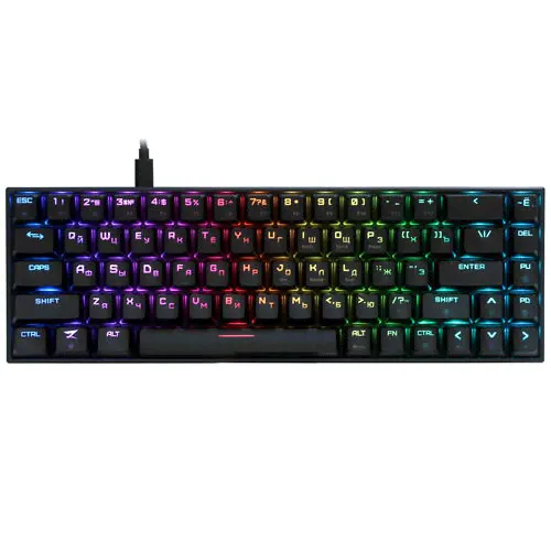 Клавиатура проводная ZET GAMING Immortality mini [ZG-FL-IM68Red-ABS-B] [4804466]-0
