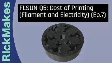 FLSUN Q5: Cost of Printing (Filament and Electricity) (Ep.7)