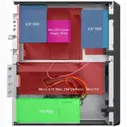 Корпус FOXLINE mATX 230W FL-1004-TFX230B-85