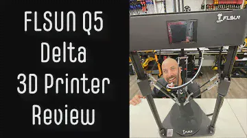 Spider Printer!  FLSUN Q5 Delta 3D Printer Review